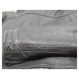 Excellent HARLEY DAVIDSON Leather Motorcycle Jacket - FXRG - Size L