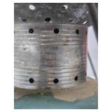 2 Vintage COLEMAN Lanterns - One w/Red Travel Case