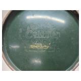 2 Vintage COLEMAN Lanterns - One w/Red Travel Case