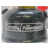 2 Vintage COLEMAN Lanterns - One w/Red Travel Case