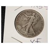 1943 S Walking Liberty Half Dollar Coin