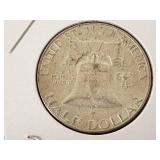 1963 Franklin Half Dollar Coin