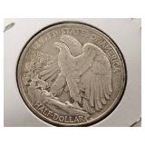 1945 S Walking Liberty Half Dollar Coin