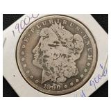1900 Morgan Silver Dollar Coin