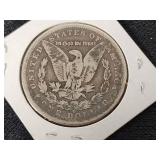 1900 Morgan Silver Dollar Coin