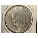 1972 Eisenhower Dollar Coin