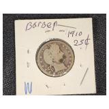 1910 Barber Quarter