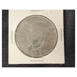 1971 Eisenhower Silver Dollar Coin AU Condition