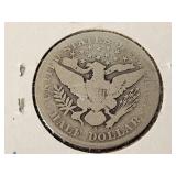 1908 Barber Half Dollar Coin