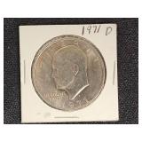 1971 Eisenhower Dollar Coin