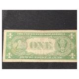US Silver Certificate One Dollar Bills from 1935 and 1957