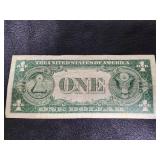 US Silver Certificate One Dollar Bills from 1935 and 1957