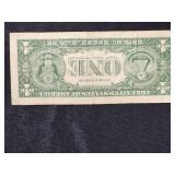 US Silver Certificate One Dollar Bills from 1935 and 1957
