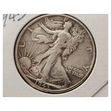 1943 Walking Liberty Half Dollar Coin