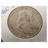 1960 D Franklin Half Dollar