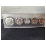 1964 U.S. Mint Proof Coin Set in Display Case