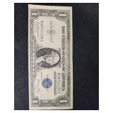 Lot of 3 Vintage Silver Certificate One Dollar Bills Including 1935 and 1957 Series