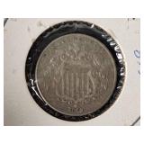 1869 Shield Nickel, Buffalo Nickels 1936 and 1937