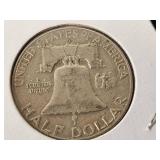 1961 Franklin Half Dollar Coin