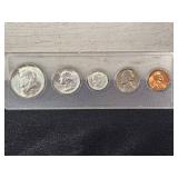 1964 U.S. Coin Set in Display Case