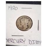 Mercury Dimes Collection 1919, 1920, 1924
