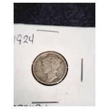 Mercury Dimes Collection 1919, 1920, 1924
