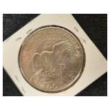 1972 Eisenhower Silver Dollar Coin