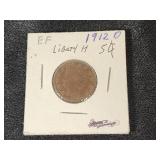 1912 D Liberty Head Nickel