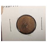 Canadian Coins, including 1955 Penny, 1862-1867 Penny, and 1996 Toonie