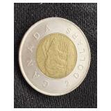 Canadian Coins, including 1955 Penny, 1862-1867 Penny, and 1996 Toonie