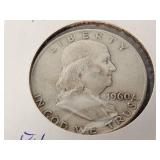 1960 D Franklin Half Dollar Coin