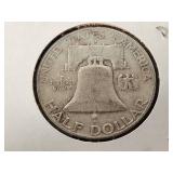 1960 D Franklin Half Dollar Coin