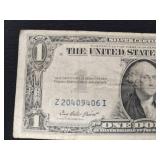 Lot of 3 US Silver Certificates One Dollar Bills Series 1935 and 1957