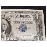 Lot of 3 US Silver Certificates One Dollar Bills Series 1935 and 1957