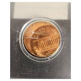 Lot of 4 Error Lincoln Penny Coins Including 1969D Off-Centered and 1958D Freak