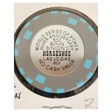 Collection of Casino Chips and Tokens including Binion