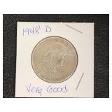 1948 D Franklin Half Dollar Coin