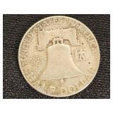 1954 Franklin Half Dollar Coin