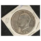 1972 Eisenhower Dollar Coin