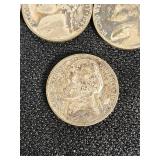 Lot of 21 Jefferson Nickels from 1942-1945 with Various Mint Marks