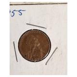 Lot of 1955 Lincoln Wheat Pennies Including Errors and Varieties