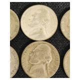 Lot of 20 Nickels primarily from the mid-1940s