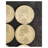 Lot of 20 Nickels primarily from the mid-1940s