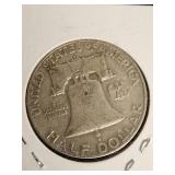 1960 D Franklin Half Dollar Coin