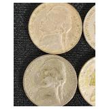 Set of Jefferson Nickels from 1938-1959 including Some 1942-1945 Wartime Nickels