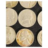 Set of Jefferson Nickels from 1938-1959 including Some 1942-1945 Wartime Nickels