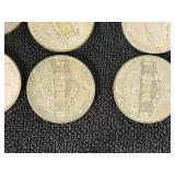 Set of Jefferson Nickels from 1938-1959 including Some 1942-1945 Wartime Nickels