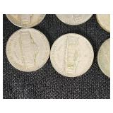 Set of Jefferson Nickels from 1938-1959 including Some 1942-1945 Wartime Nickels