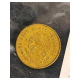 Lot of World Coins Including 1968 Mexico Cinco Centavos and 1963 UK Penny