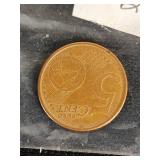 Lot of World Coins Including 1968 Mexico Cinco Centavos and 1963 UK Penny